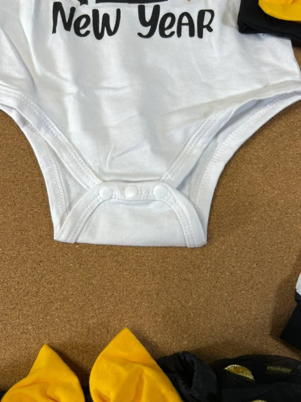 Baby Girl My 1st New Year Long Sleeve 4 Pc 0-3 Months New